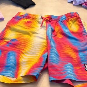 Psycho Bunny Kids Swim Trunks - Multicolor